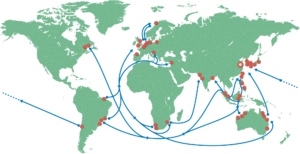 Trade Route Map